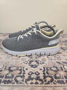 Kuru Flex Via Shoes Women's Size 8.5 Dove Gray Sneakers Walking